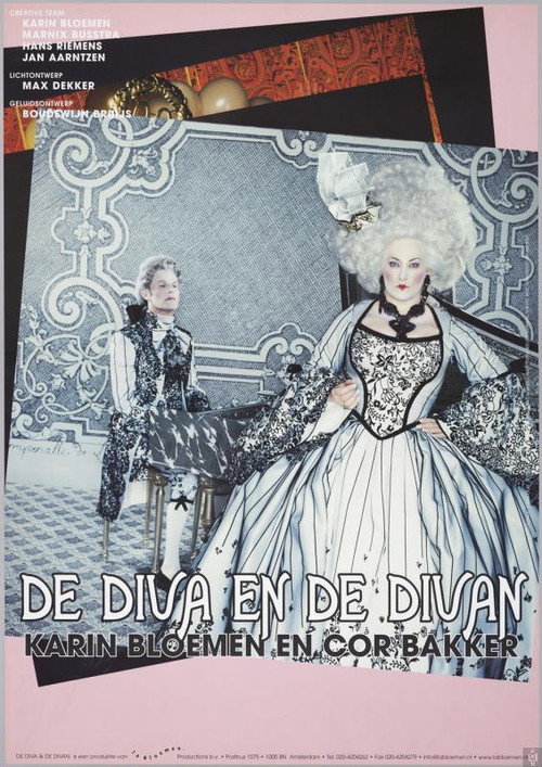 Movie poster for Karin Bloemen & Cor Bakker: De Diva & De Divan (2004)