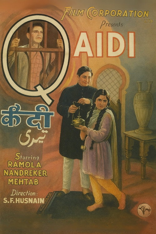 Movie poster for Qaidi (1940)
