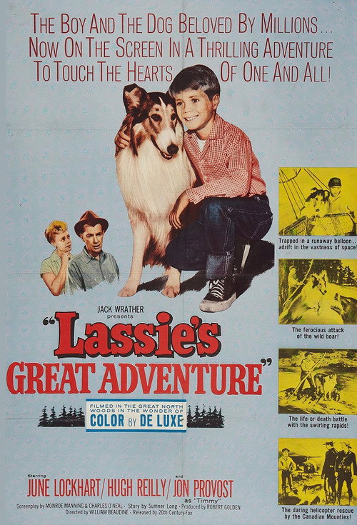 Movie poster for Lassie's Great Adventure (1963)
