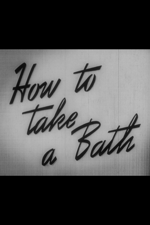 Movie poster for How to Take a Bath (1937)