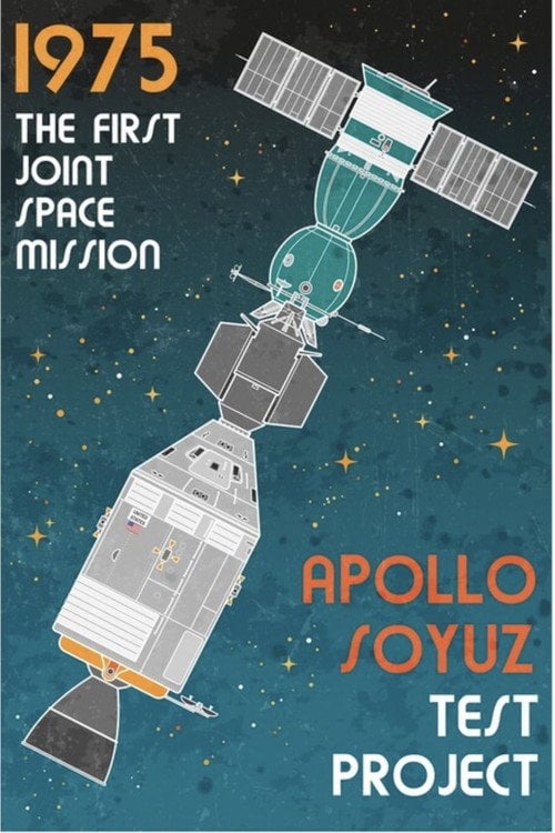 Movie poster for The Mission of Apollo-Soyuz (1975)