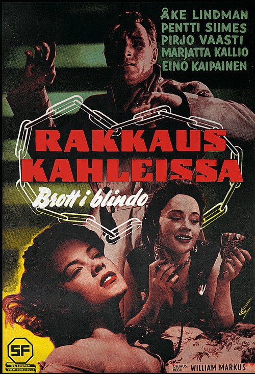 Movie poster for Rakkaus kahleissa (1955)