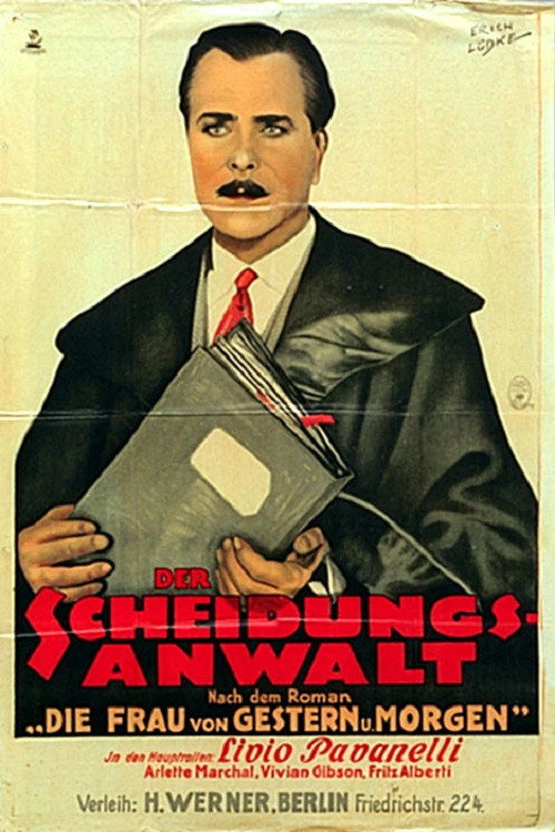 Movie poster for Die Frau von gestern und morgen (1928)