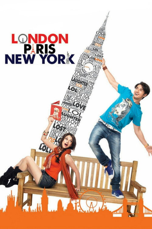 Movie poster for London, Paris, New York (2012)