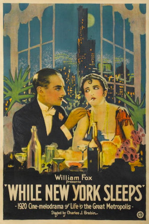 Movie poster for While New York Sleeps (1920)