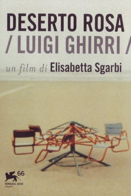 Movie poster for Deserto rosa. Luigi Ghirri (2009)