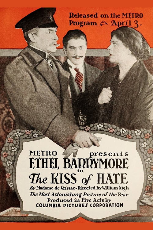 Movie poster for The Kiss of Hate (1916)