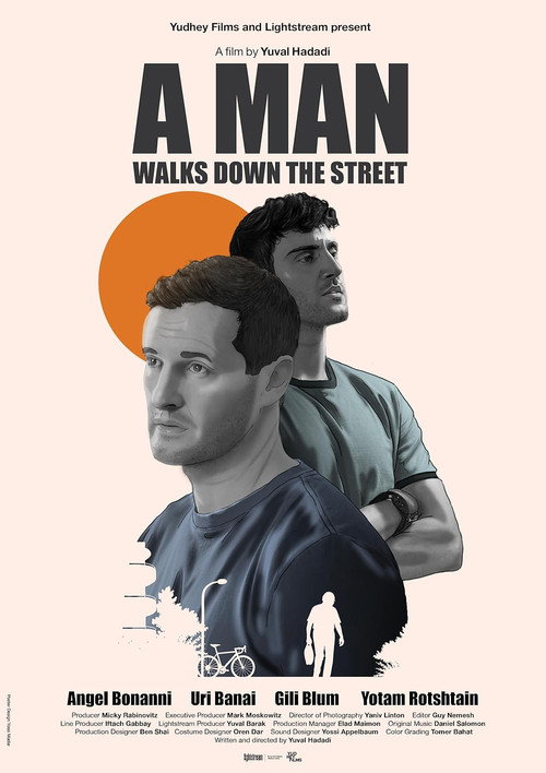 Movie poster for A Man Walks Down the Street (2025)