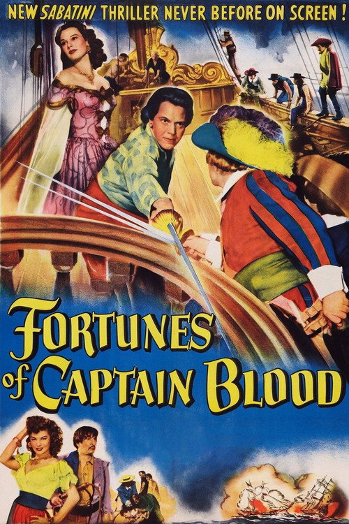 Movie poster for Fortunes of Captain Blood (1950)