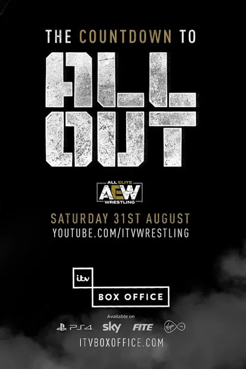 Movie poster for All Elite Wrestling: The Countdown To All Out (2019)