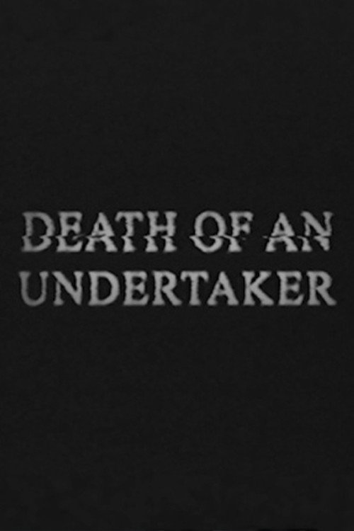 Movie poster for Death of an Undertaker (2025)
