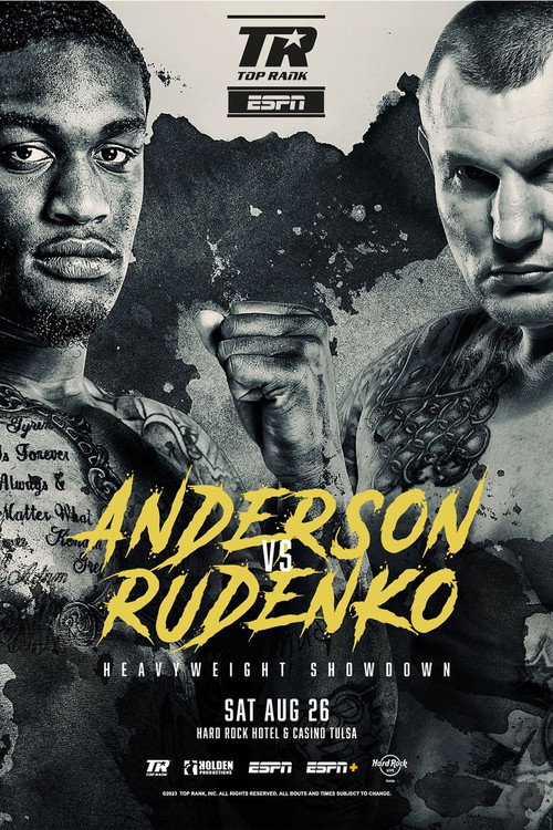 Movie poster for Jared Anderson vs. Andriy Rudenko (2023)