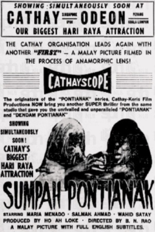 Movie poster for Sumpah Pontianak (1958)