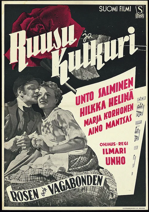 Movie poster for Ruusu ja kulkuri (1948)