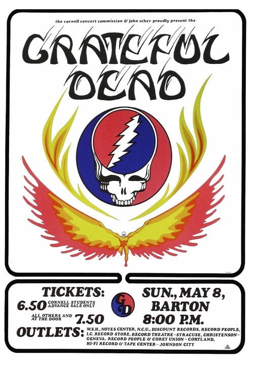 Movie poster for Grateful Dead: Cornell '77 (2017)