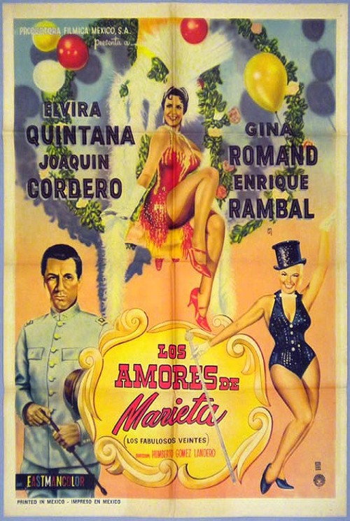 Movie poster for Los amores de Marieta (los fabulosos 20s) (1964)