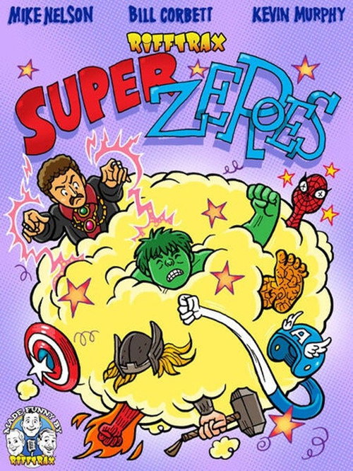 Movie poster for RiffTrax: Super Zeroes (2025)