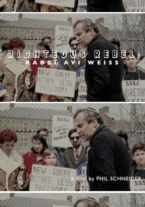 Movie poster for Righteous Rebel: Rabbi Avi Weiss (2014)