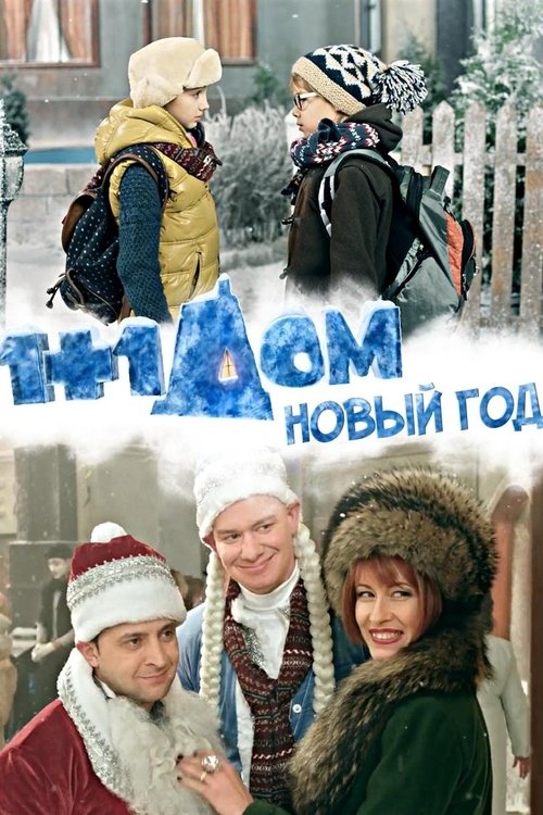 Movie poster for 1+1 at Home. New Year (2013)