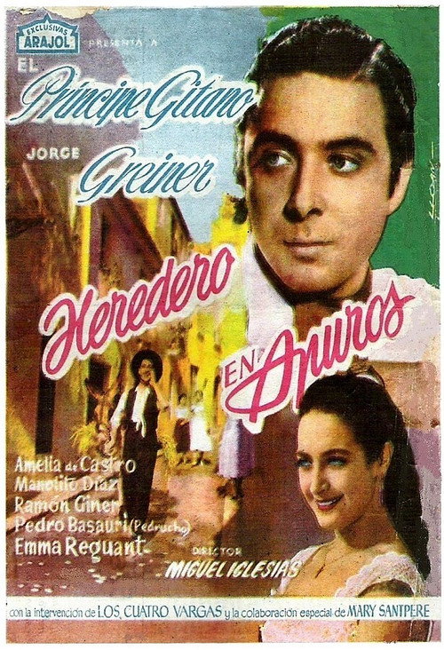 Movie poster for Heredero en apuros (1956)