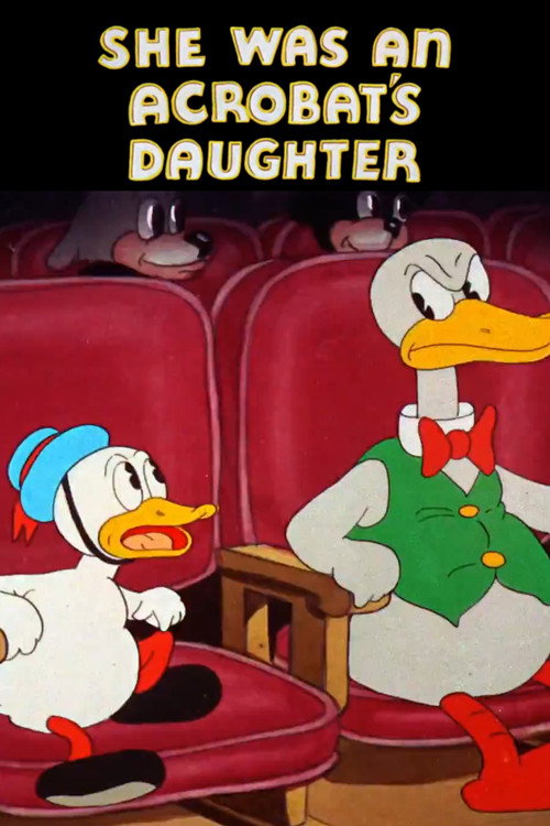 Movie poster for She Was an Acrobat's Daughter (1937)