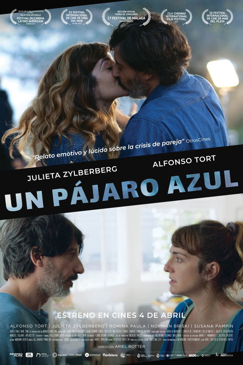 Movie poster for A Blue Bird (2023)