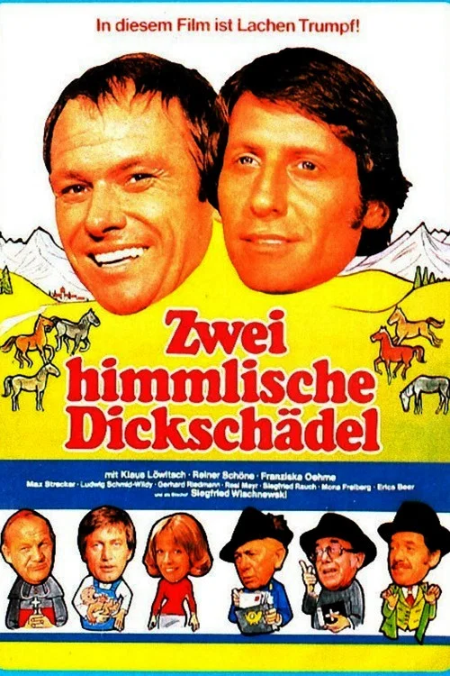 Movie poster for Zwei himmlische Dickschädel (1974)