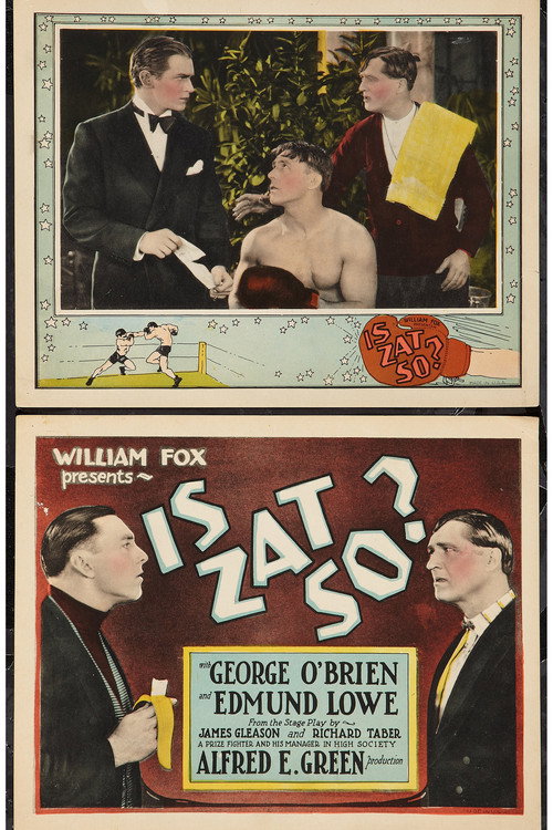 Movie poster for Is Zat So? (1927)