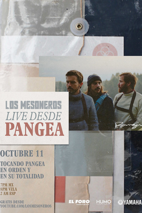 Movie poster for Los Mesoneros Live Desde Pangea (2020)