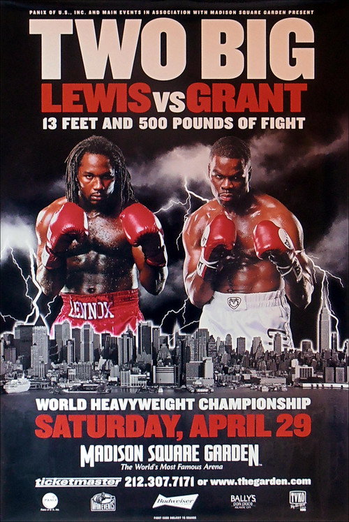 Movie poster for Lennox Lewis vs. Michael Grant (2000)