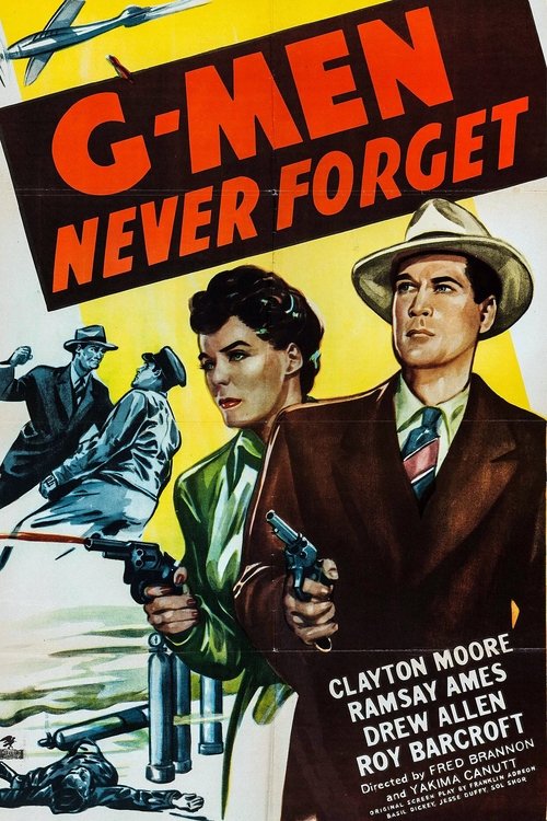 Movie poster for G-Men Never Forget (1948)
