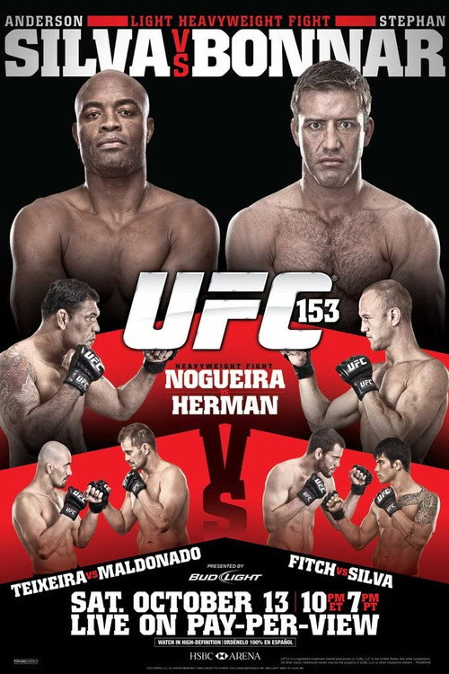 Movie poster for UFC 153: Silva vs. Bonnar (2012)