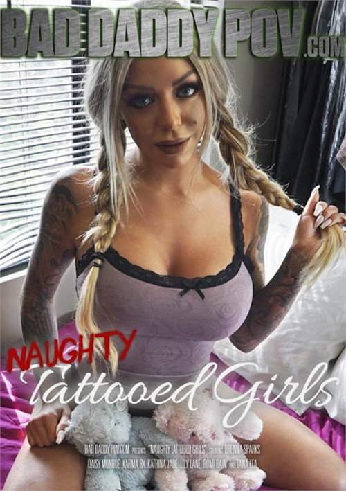 Movie poster for Naughty Tattooed Girls (2018)