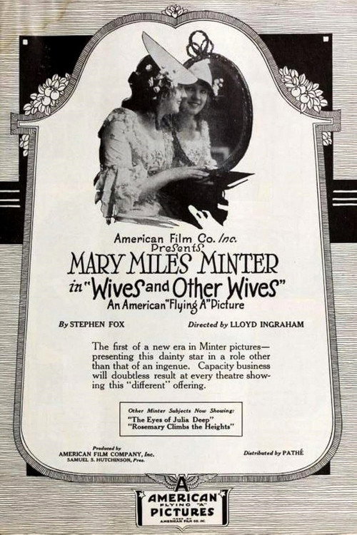 Movie poster for Wives and Other Wives (1918)