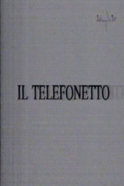 Movie poster for Il telefonetto (1995)