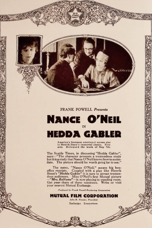 Movie poster for Hedda Gabler (1917)