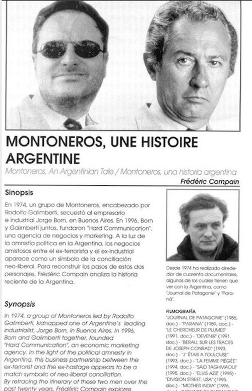 Movie poster for Montoneros, une histoire argentine (1998)