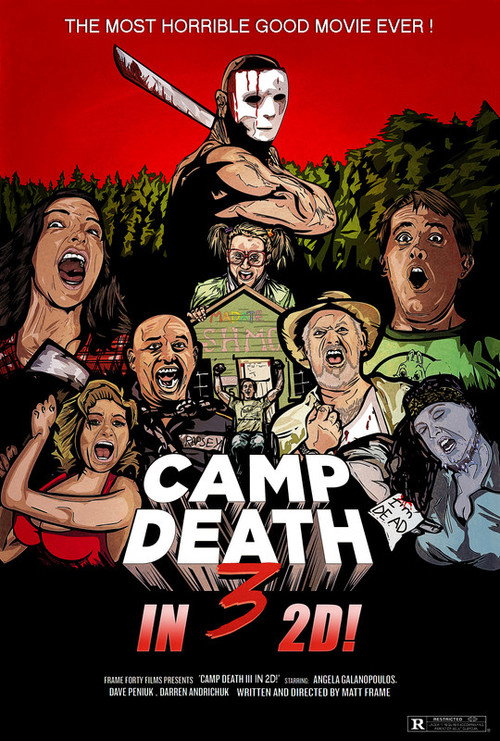 Movie poster for Camp Death III in 2D! (2018)