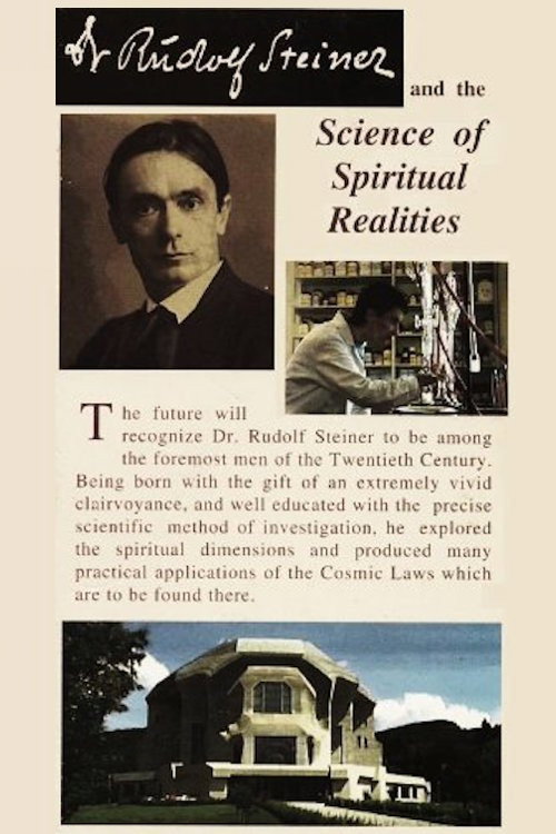 Movie poster for Dr Rudolf Steiner and the Science of Spiritual Realities (1993)