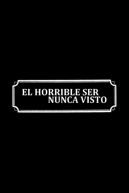 Movie poster for El horrible ser nunca visto (1966)