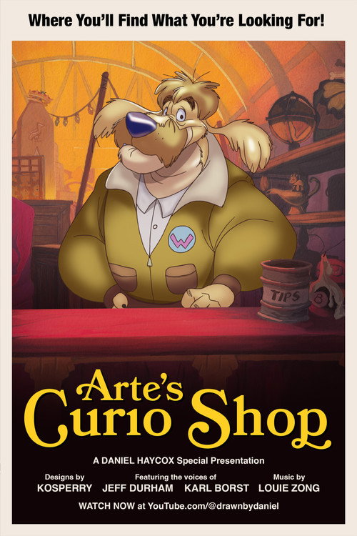 Movie poster for Arte's Curio Shop (2023)