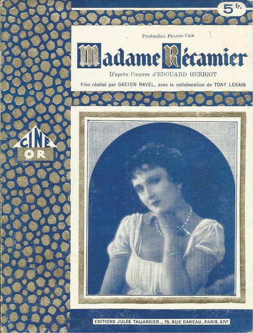 Movie poster for Madame Récamier (1928)