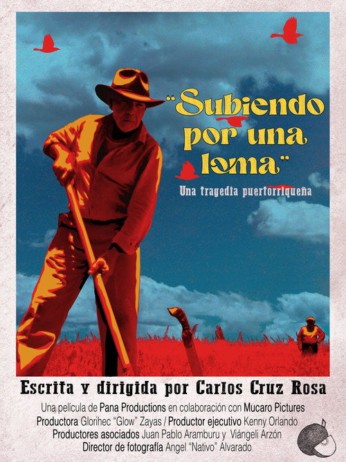 Movie poster for Subiendo por una loma: una tragedia puertorriqueña