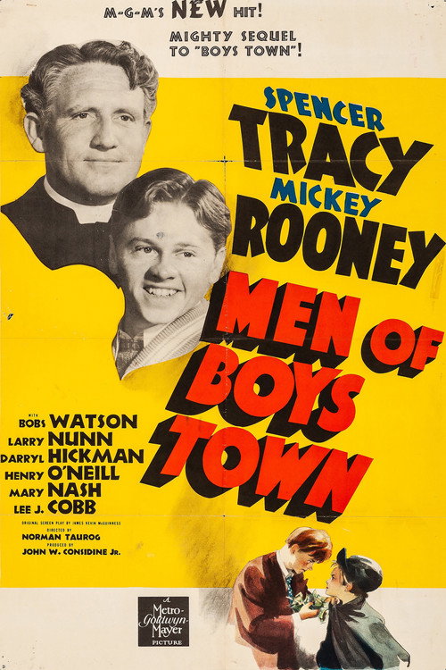 Movie poster for Men of Boys Town (1941)