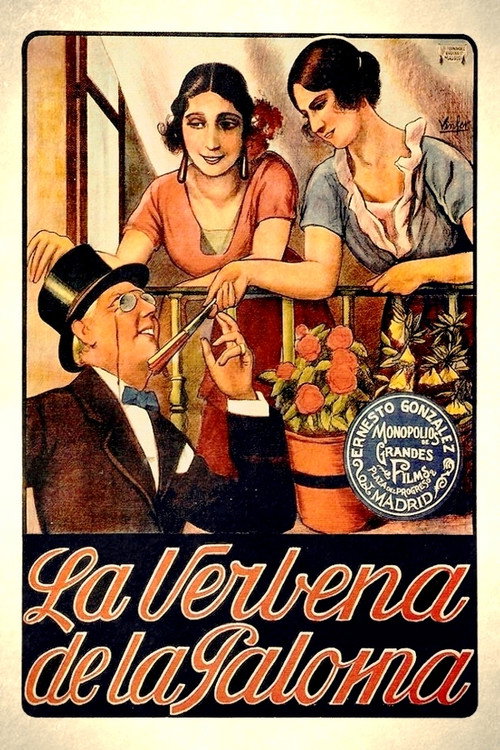 Movie poster for La verbena de la paloma (1921)