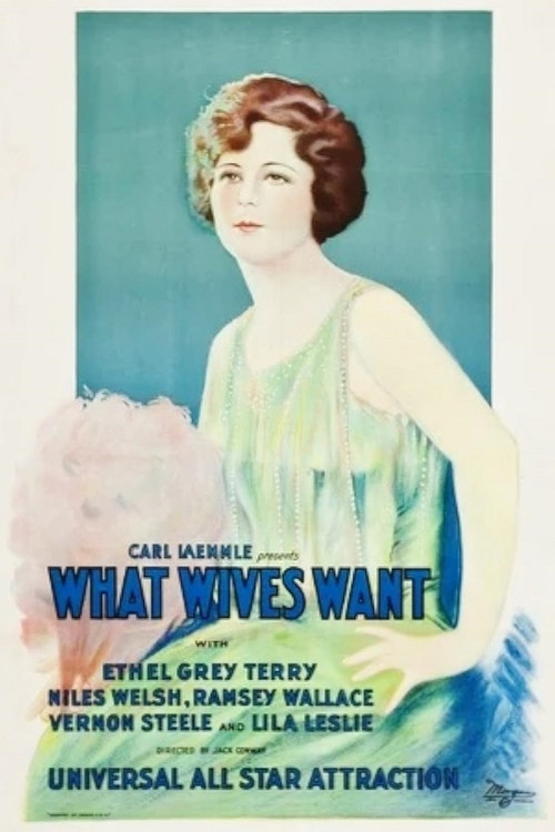 Movie poster for What Wives Want (1923)