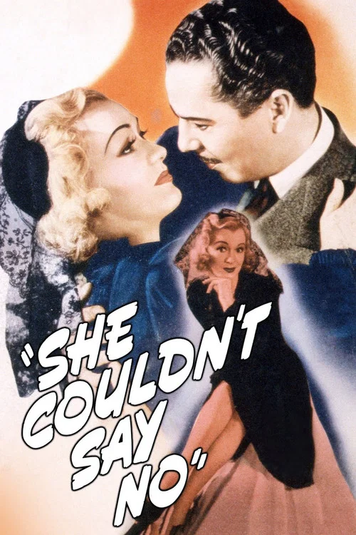 Movie poster for She Couldn't Say No (1940)