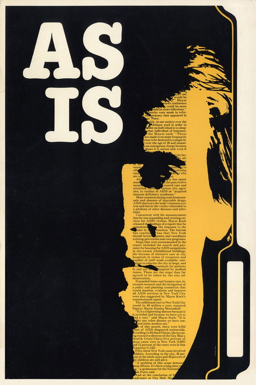 Movie poster for As Is (1986)