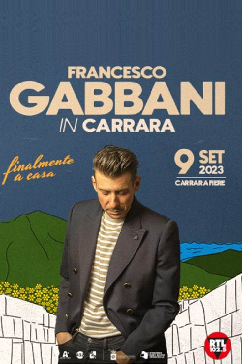 Movie poster for Francesco Gabbani: Finalmente a Casa (2023)