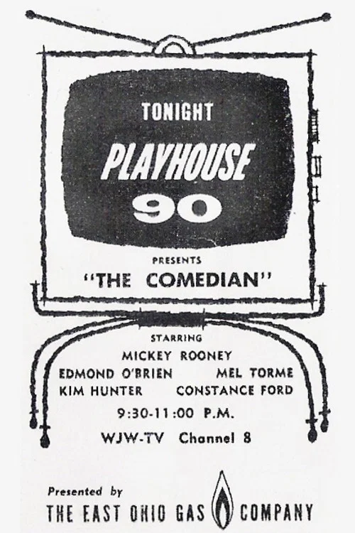 Movie poster for The Comedian (1957)